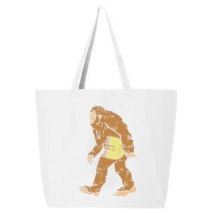 Jewish Bigfoot Sasquatch Carry Menorah Funny Hanukkah Gift  25L Jumbo Tote