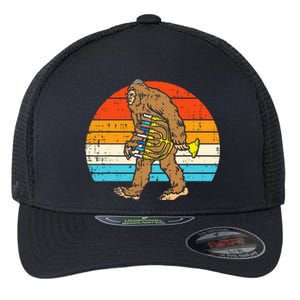 Jewish Bigfoot Sasquatch Menorah Hanukkah Chanukah PJs  Flexfit Unipanel Trucker Cap