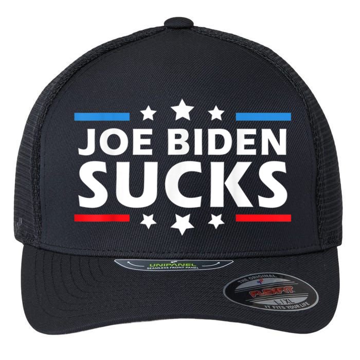 Joe Biden Sucks, Anti Biden Flexfit Unipanel Trucker Cap