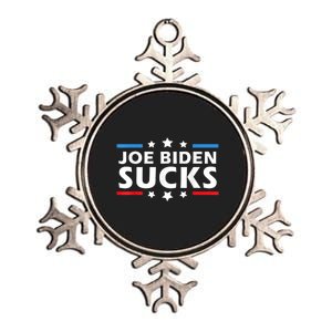 Joe Biden Sucks, Anti Biden Metallic Star Ornament