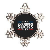 Joe Biden Sucks, Anti Biden Metallic Star Ornament