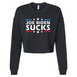 Joe Biden Sucks, Anti Biden Cropped Pullover Crew