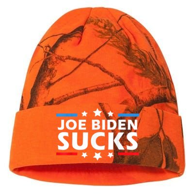 Joe Biden Sucks, Anti Biden Kati Licensed 12" Camo Beanie