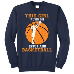 Jesus Basketball Sayings Christian Gifts Teen Girl Graphic Sweatshirt