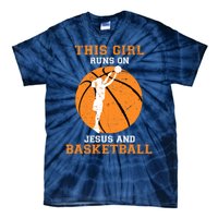 Jesus Basketball Sayings Christian Gifts Teen Girl Graphic Tie-Dye T-Shirt