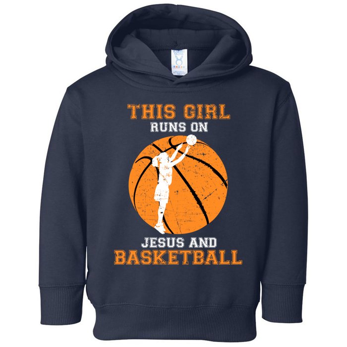 Jesus Basketball Sayings Christian Gifts Teen Girl Graphic Toddler Hoodie