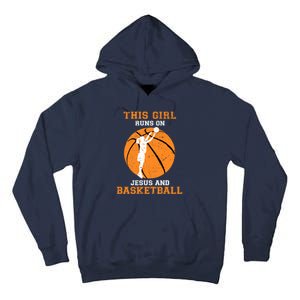 Jesus Basketball Sayings Christian Gifts Teen Girl Graphic Tall Hoodie