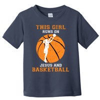 Jesus Basketball Sayings Christian Gifts Teen Girl Graphic Toddler T-Shirt