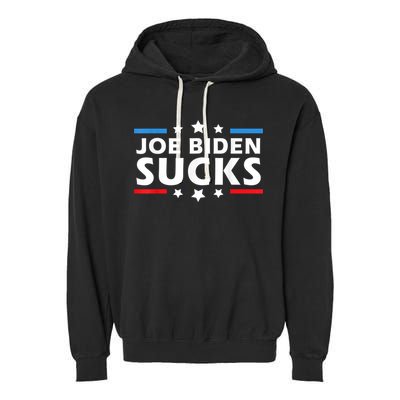 Joe Biden Sucks, Anti Biden Garment-Dyed Fleece Hoodie