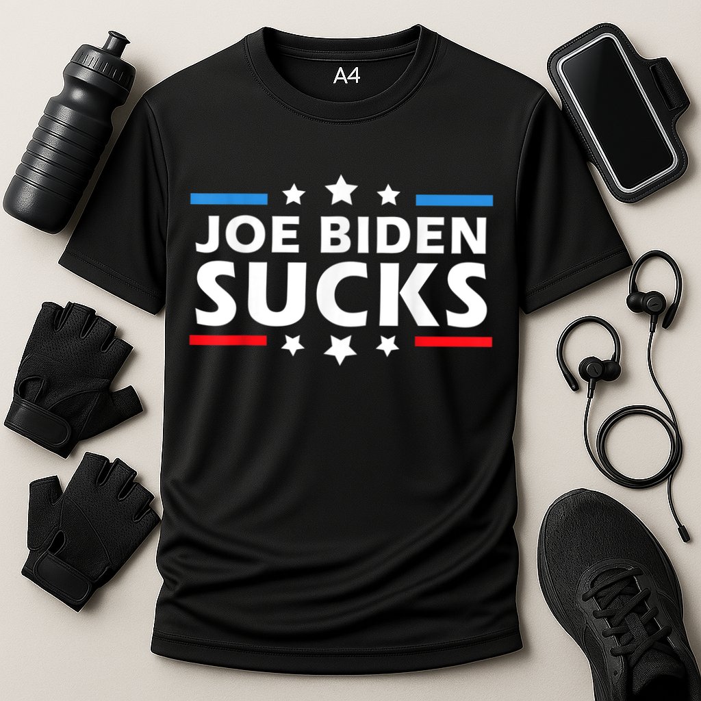 Joe Biden Sucks, Anti Biden Cooling Performance Crew T-Shirt
