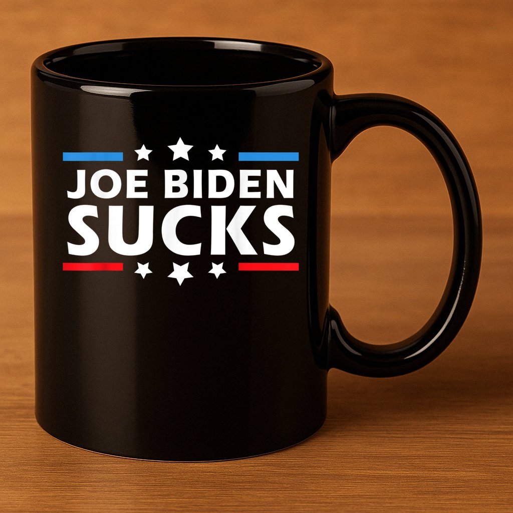 Joe Biden Sucks, Anti Biden 11oz C Handle Ceramic Mug