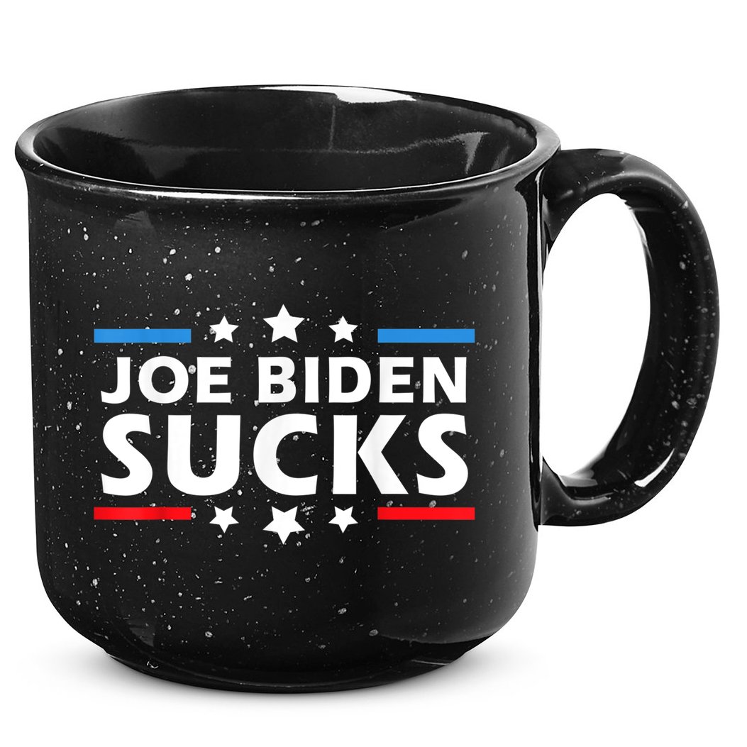 Joe Biden Sucks, Anti Biden 15oz Campfire Ceramic Mug