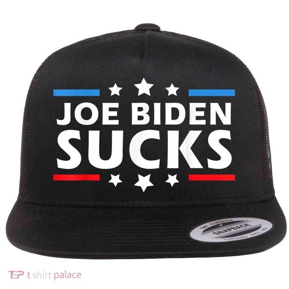 Joe Biden Sucks, Anti Biden Flat Bill Trucker Hat
