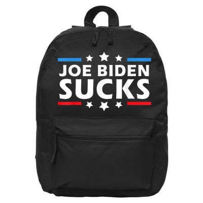 Joe Biden Sucks, Anti Biden 16 in Basic Backpack