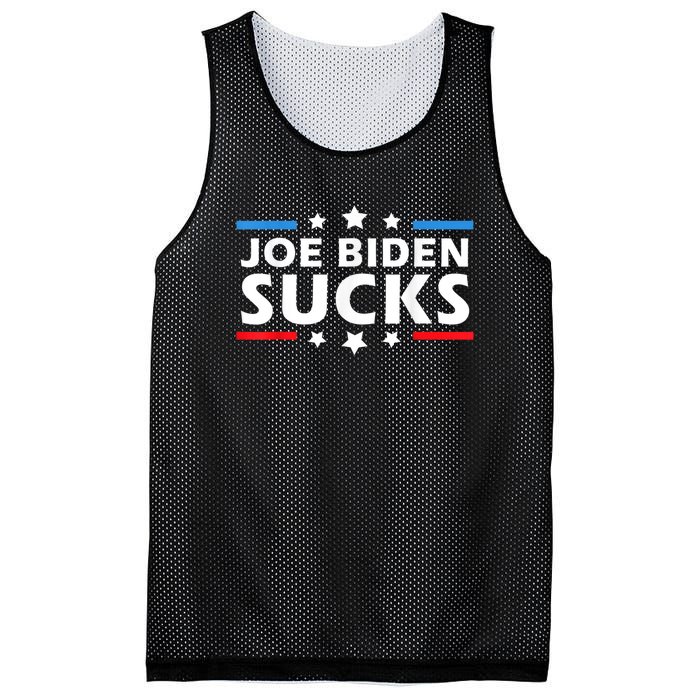 Joe Biden Sucks, Anti Biden Mesh Reversible Basketball Jersey Tank