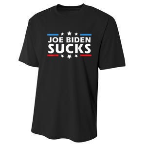 Joe Biden Sucks, Anti Biden Performance Sprint T-Shirt