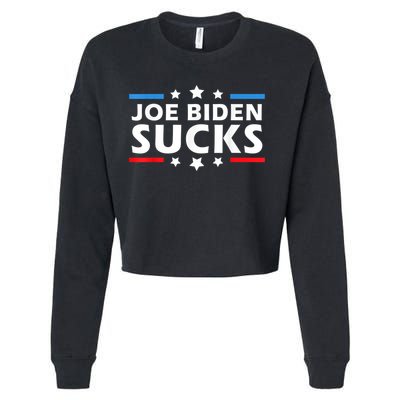 Joe Biden Sucks, Anti Biden Cropped Pullover Crew