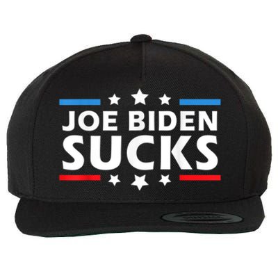 Joe Biden Sucks, Anti Biden Wool Snapback Cap