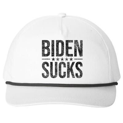 JOE BIDEN SUCKS ANTI BIDEN Snapback Five-Panel Rope Hat