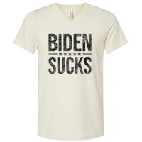 JOE BIDEN SUCKS ANTI BIDEN V-Neck T-Shirt