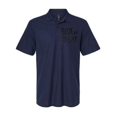 JOE BIDEN SUCKS ANTI BIDEN Softstyle Adult Sport Polo