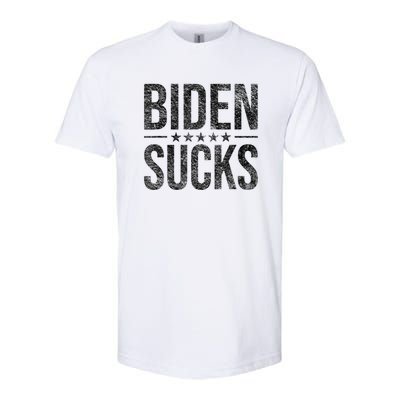 JOE BIDEN SUCKS ANTI BIDEN Softstyle® CVC T-Shirt