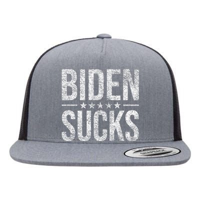 Joe Biden Sucks Anti Biden Flat Bill Trucker Hat