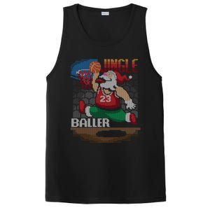 Jingle Baller Santa Claus Basketball Ugly Christmas Gift PosiCharge Competitor Tank