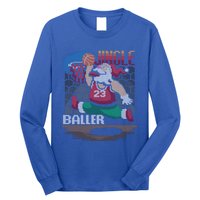 Jingle Baller Santa Claus Basketball Ugly Christmas Gift Long Sleeve Shirt