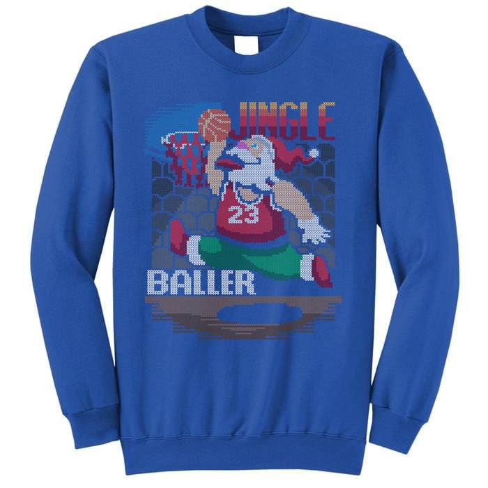 Jingle Baller Santa Claus Basketball Ugly Christmas Gift Sweatshirt