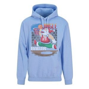 Jingle Baller Santa Claus Basketball Ugly Christmas Gift Unisex Surf Hoodie