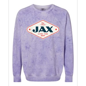 Jax Beer Style Colorblast Crewneck Sweatshirt