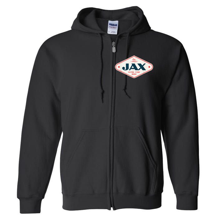 Jax Beer Style Full Zip Hoodie