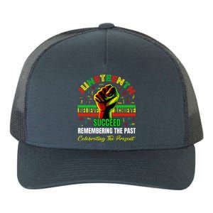 Juneteenth Believe Succeed Remembering The Past Affrican Yupoong Adult 5-Panel Trucker Hat