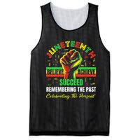 Juneteenth Believe Succeed Remembering The Past Affrican Mesh Reversible Basketball Jersey Tank