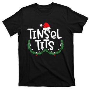 Jingle Balls Tinsel Tits Matching Couple Christmas Lovers T-Shirt