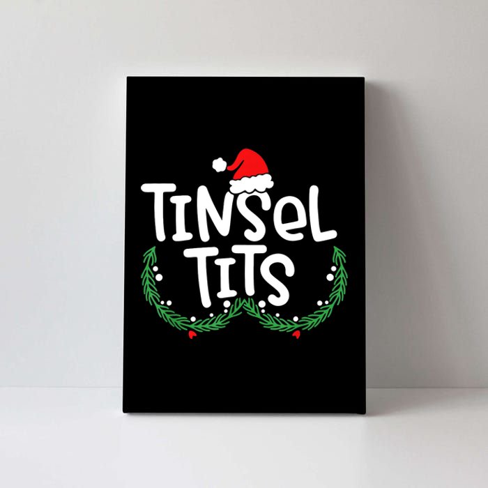 Jingle Balls Tinsel Tits Matching Couple Christmas Lovers Canvas