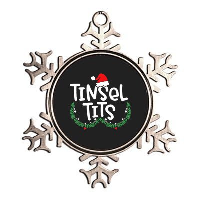 Jingle Balls Tinsel Tits Matching Couple Christmas Lovers Metallic Star Ornament