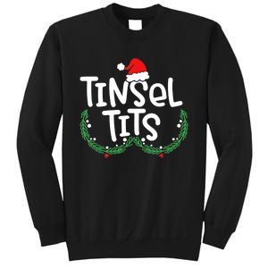 Jingle Balls Tinsel Tits Matching Couple Christmas Lovers Tall Sweatshirt