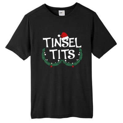 Jingle Balls Tinsel Tits Couples Christmas Matching Couple Gift Tall Fusion ChromaSoft Performance T-Shirt