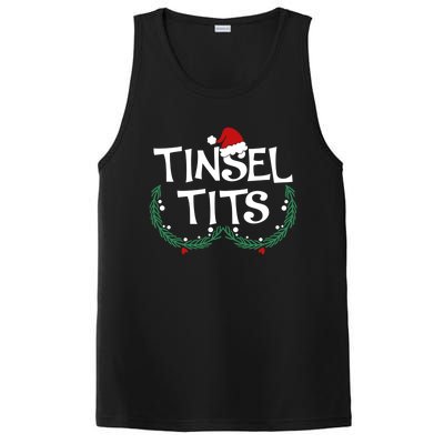 Jingle Balls Tinsel Tits Couples Christmas Matching Couple Gift PosiCharge Competitor Tank