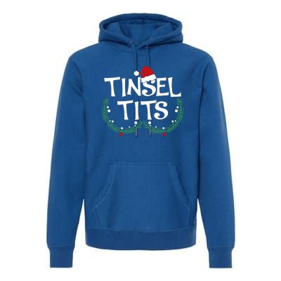 Jingle Balls Tinsel Tits Couples Christmas Matching Couple Gift Premium Hoodie