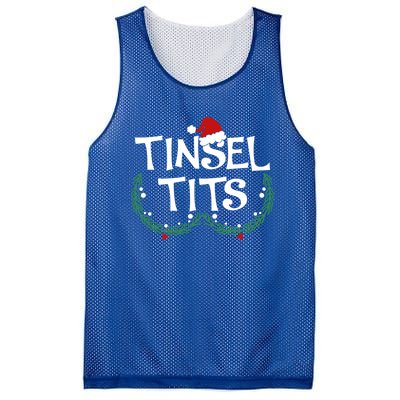 Jingle Balls Tinsel Tits Couples Christmas Matching Couple Gift Mesh Reversible Basketball Jersey Tank