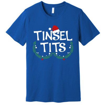 Jingle Balls Tinsel Tits Couples Christmas Matching Couple Gift Premium T-Shirt