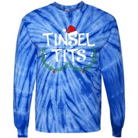 Jingle Balls Tinsel Tits Couples Christmas Matching Couple Gift Tie-Dye Long Sleeve Shirt