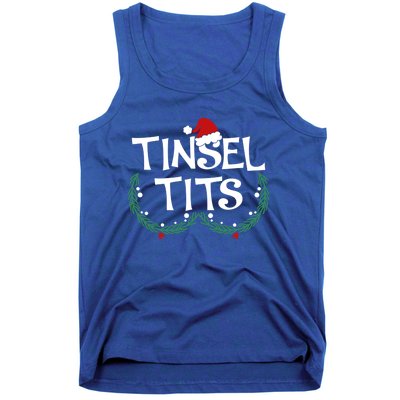 Jingle Balls Tinsel Tits Couples Christmas Matching Couple Gift Tank Top