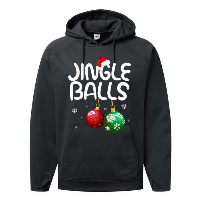 Jingle Balls Tinsel Tits Funny Christmas Couples Matching Performance Fleece Hoodie