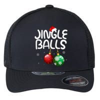 Jingle Balls Tinsel Tits Funny Christmas Couples Matching Flexfit Unipanel Trucker Cap