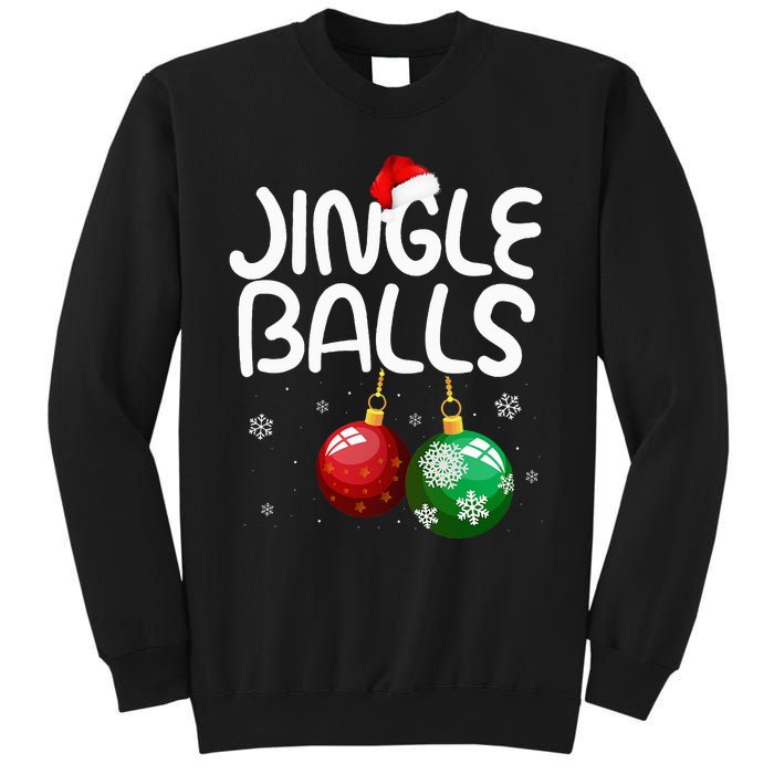 Jingle Balls Tinsel Tits Funny Christmas Couples Matching Sweatshirt