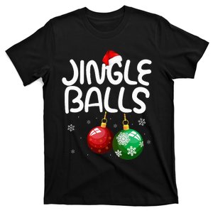 Jingle Balls Tinsel Tits Funny Christmas Couples Matching T-Shirt